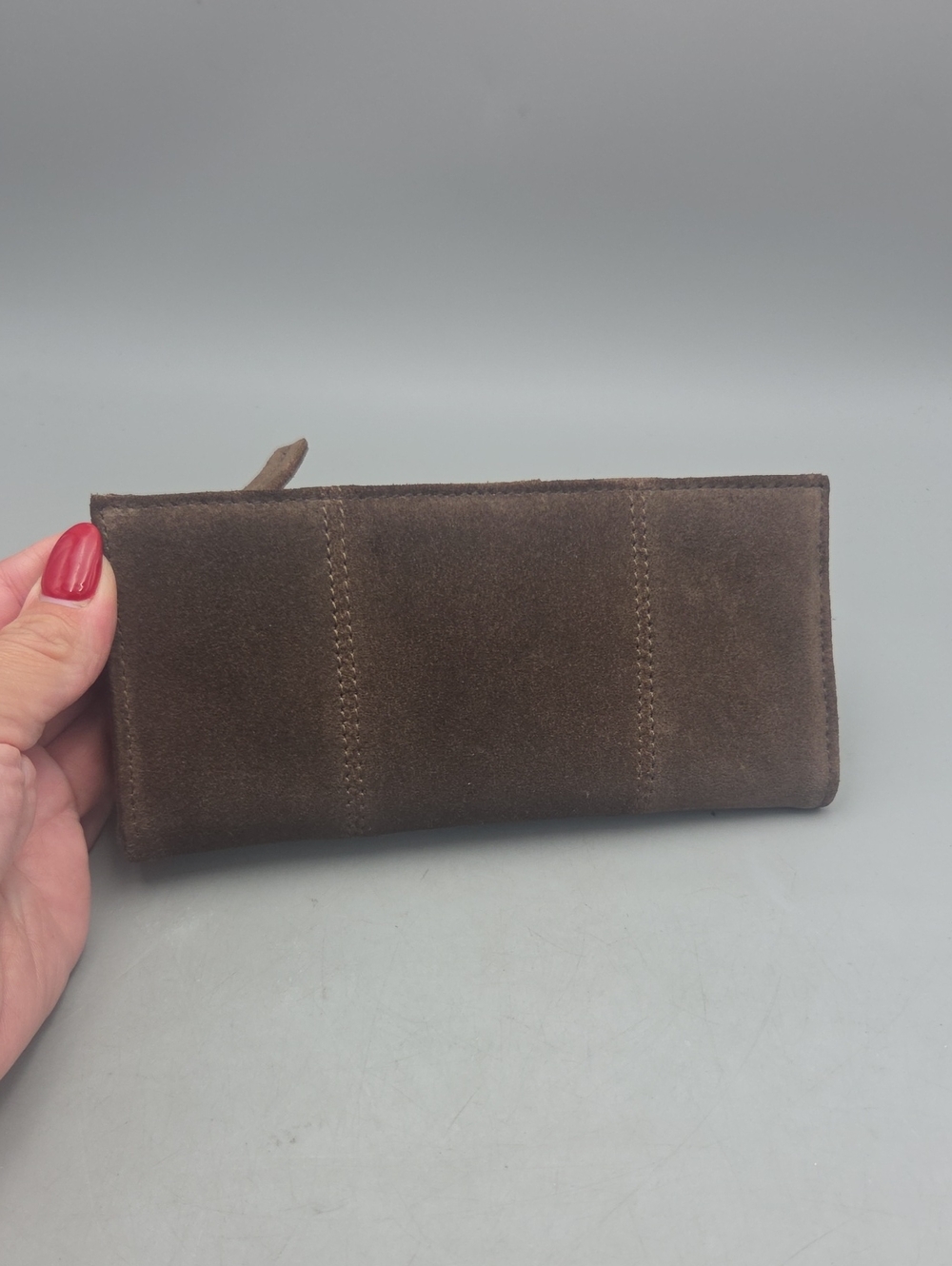 KJC Suede Wallet Leather Suede